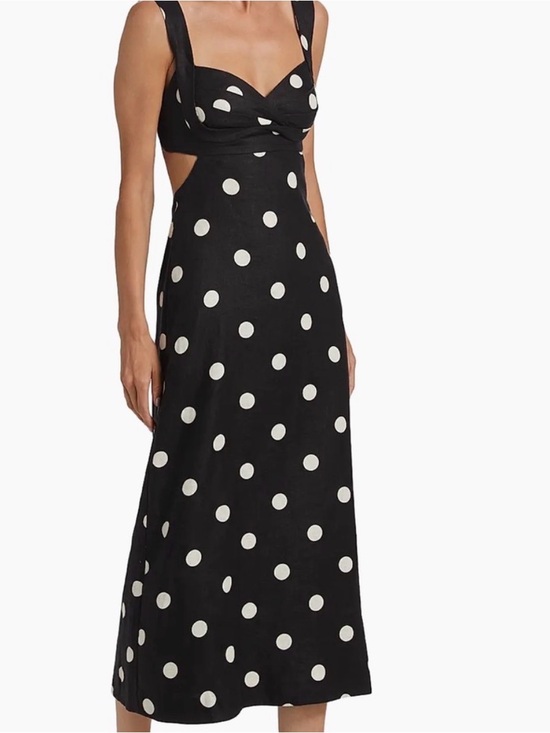 Zimmermann Dresses & Skirts - Zimmerman crush polka dot midi dress - size 0